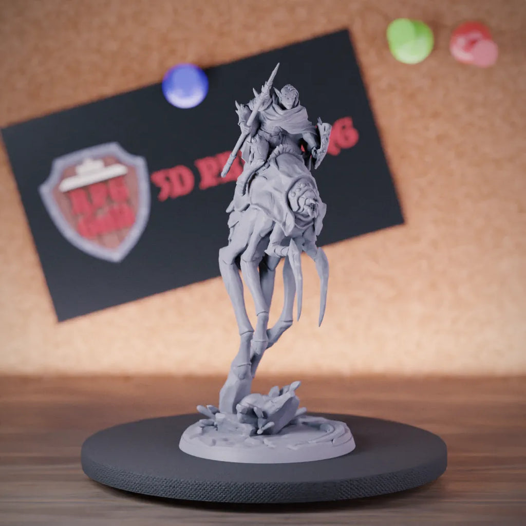 Elf 5e | DnD Dark Elf Rider Miniature