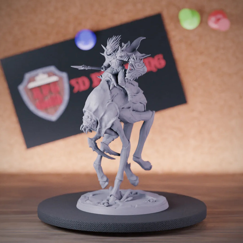 Elf 5e | DnD Dark Elf Nomad Rider Miniature