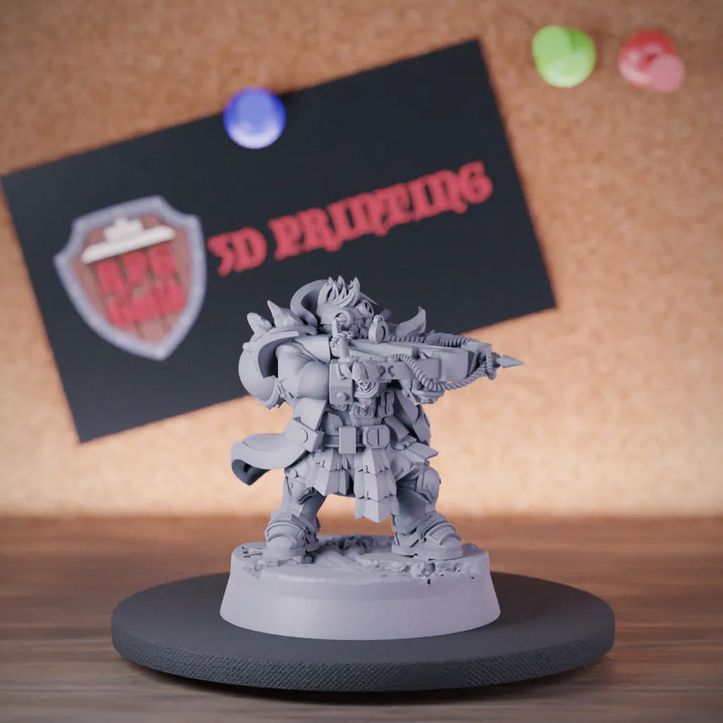 Dwarf 5e | DnD Dwarf Ranger Crossbow Miniature  