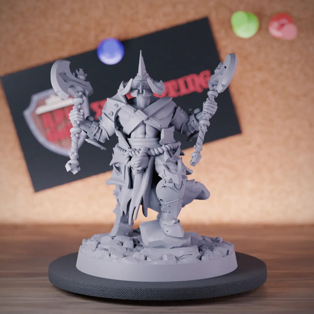 Barbarian 5e | DnD Human Gladiator Berserker Miniature 