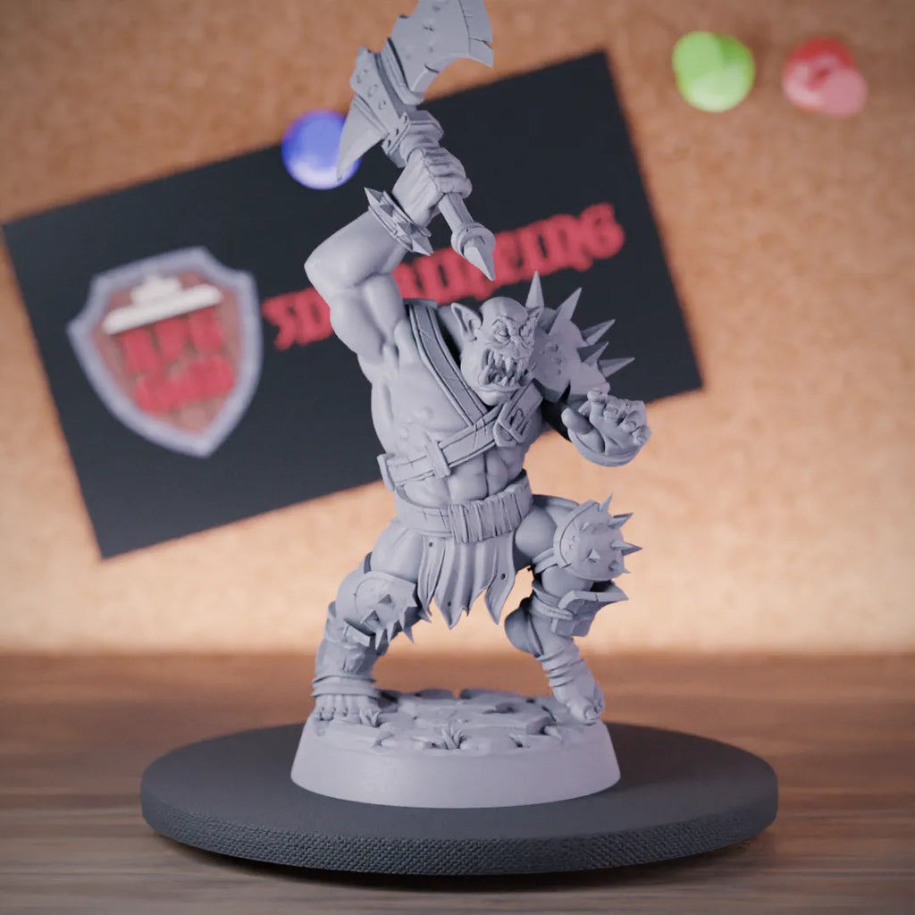 Orc 5e | DnD Savage Orc Barbarian Fighter Miniature