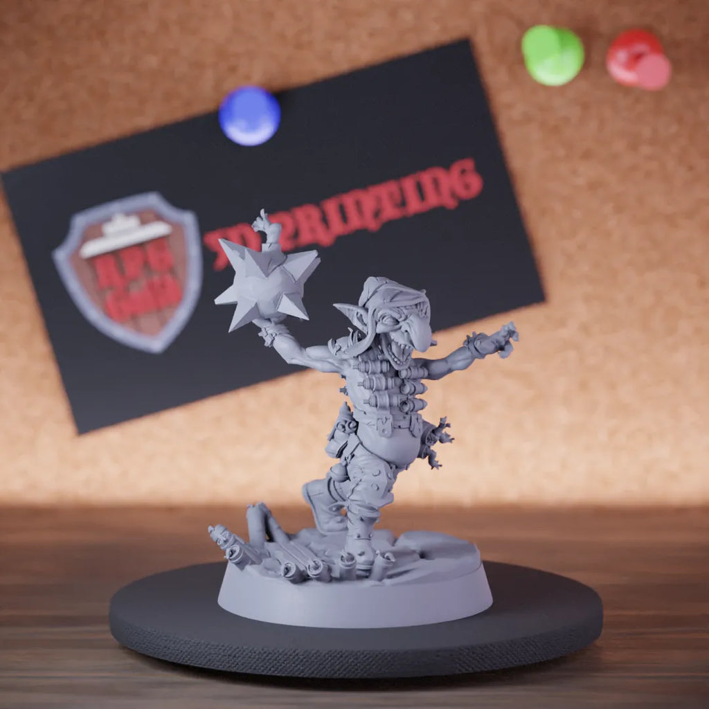 Goblin 5e | DnD Goblin Bomber Monster Miniature 