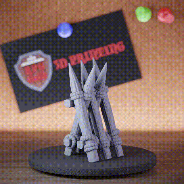 Terrain 5e | DnD Bonebranch Barricade Terrain Miniature