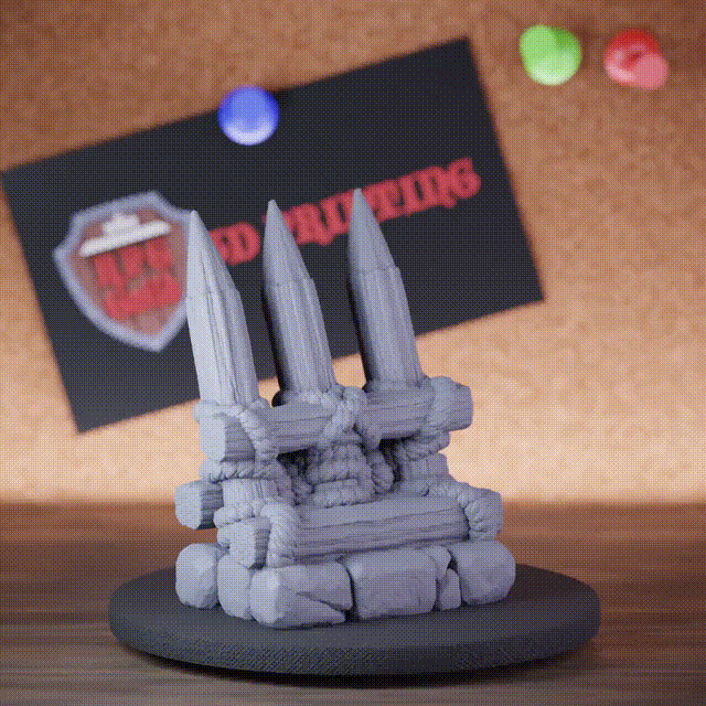 Terrain 5e | DnD War Wall Terrain Miniature