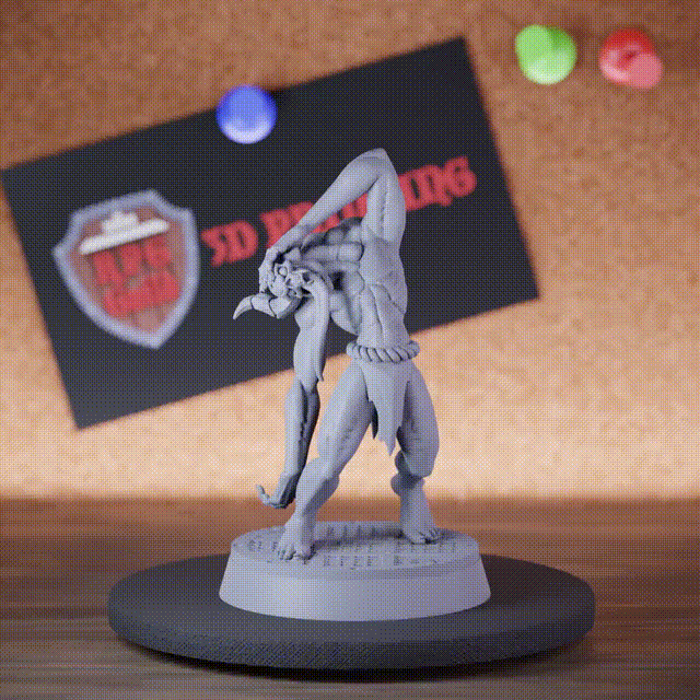 Dämon 5e | DnD Gebrochenes Genick Höllendämon Miniatur 