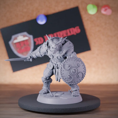 Bugbear 5e | DnD Bugbear Bronzeclad Fighter Miniature