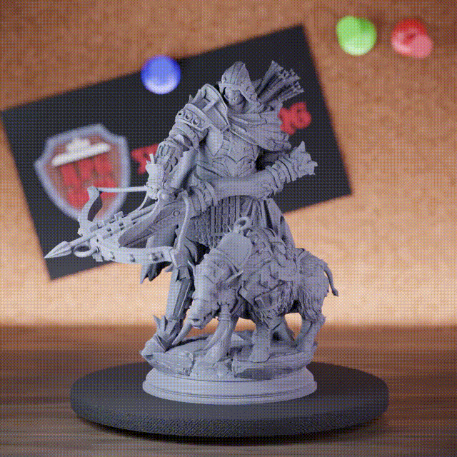 Orque 5e | Miniature de Combattant Arbalétrier D&D
