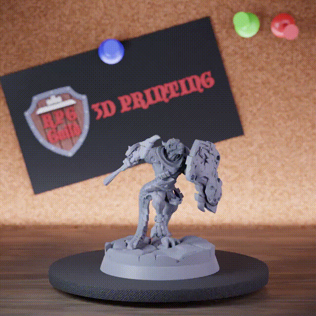 Kobold 5e | DnD Kämpfer Speer Schild Kobold Miniatur 