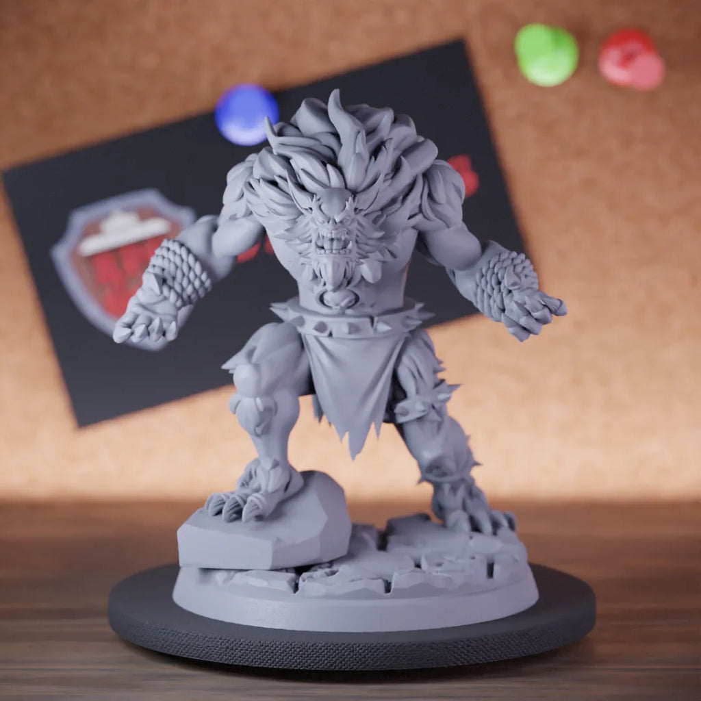 Bugbear 5e | DnD Bugbear Barbarian Monster Miniature