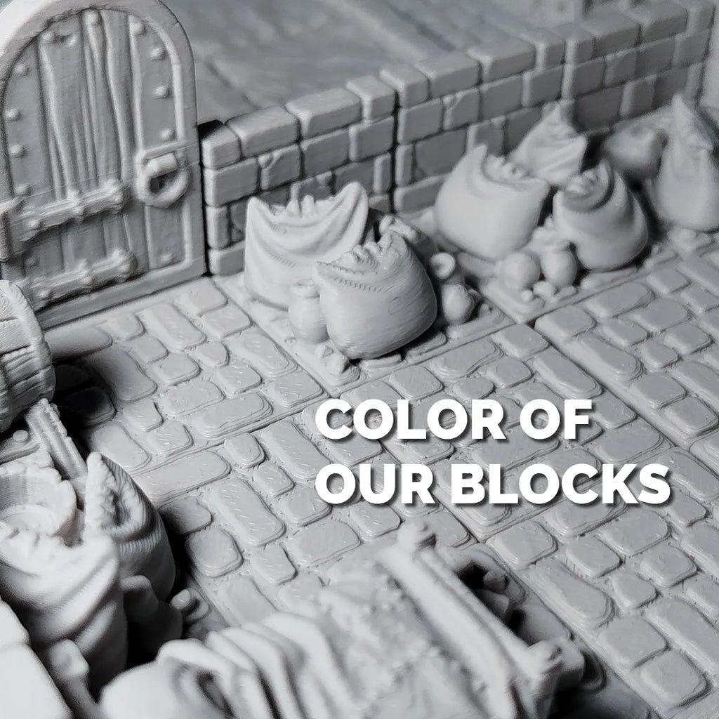 DnD Terrain Tiles | Modular Stone Ruins Dungeon #10