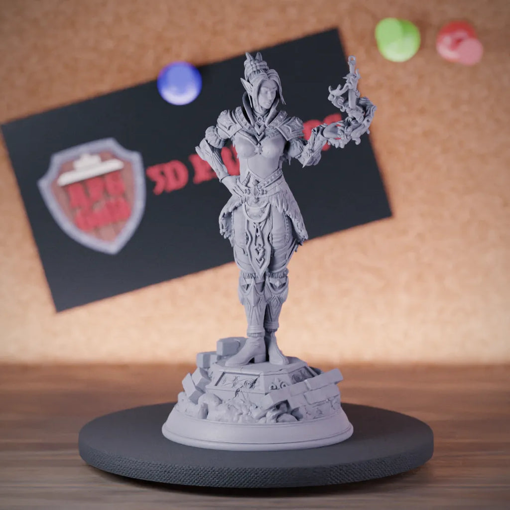 Elf 5e | DnD Elf Female Arcane Trickster Rogue Miniature