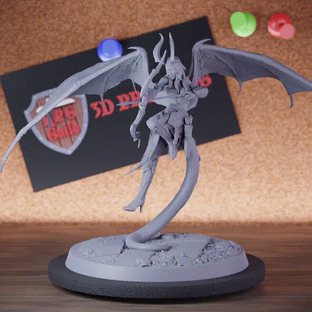 Fiend 5e | DnD Cambion Fiend Archer III Miniature