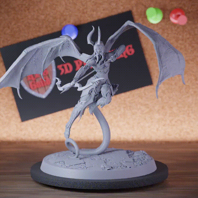 Fiend 5e | DnD Cambion Fiend Archer II Miniature
