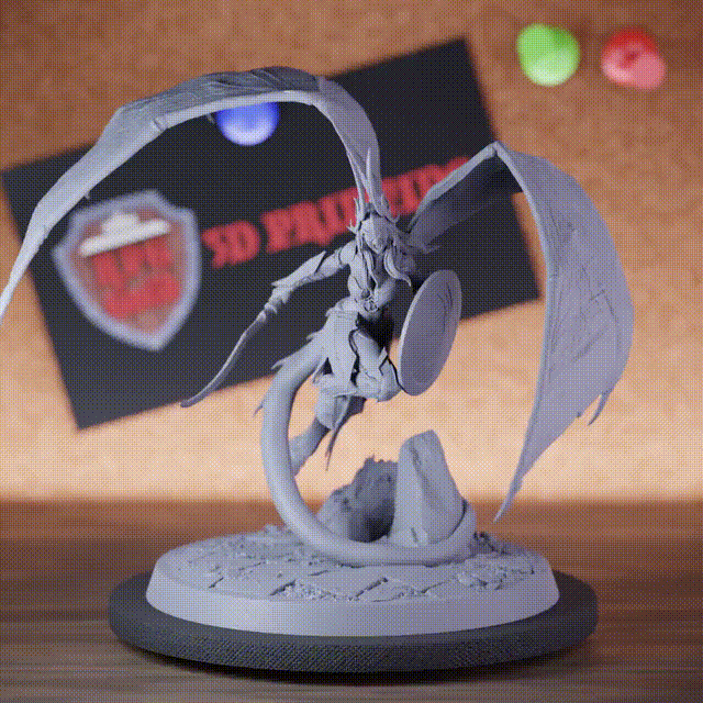 Fiend 5e | DnD Cambion Fiend Sickle Warrior Miniature
