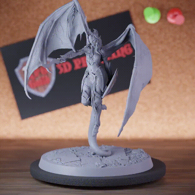 Fiend 5e | DnD Female Provocateur Taunt Fiend Miniature
