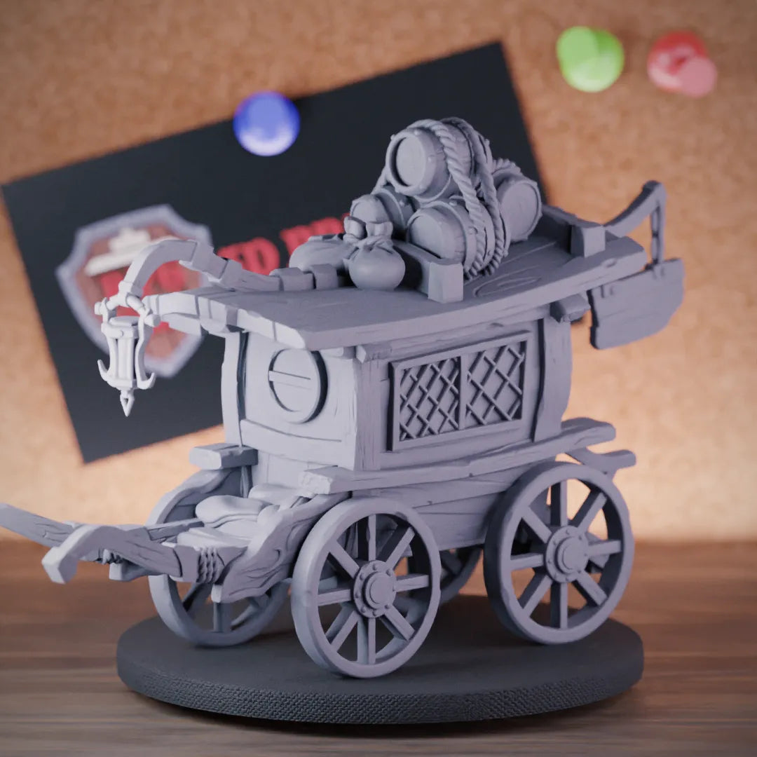 Caravan 5e | DnD Caravan Merchant Object Miniature