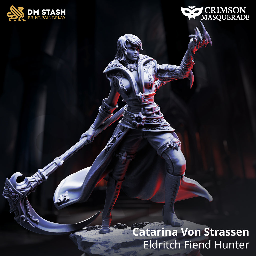Crimson Masquerade Bundle | DnD Miniature Set | 32-75mm