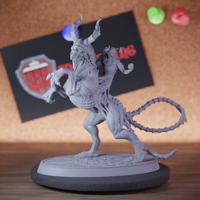 Fiend 5e | DnD Pit Charging Overseer Hell Miniature