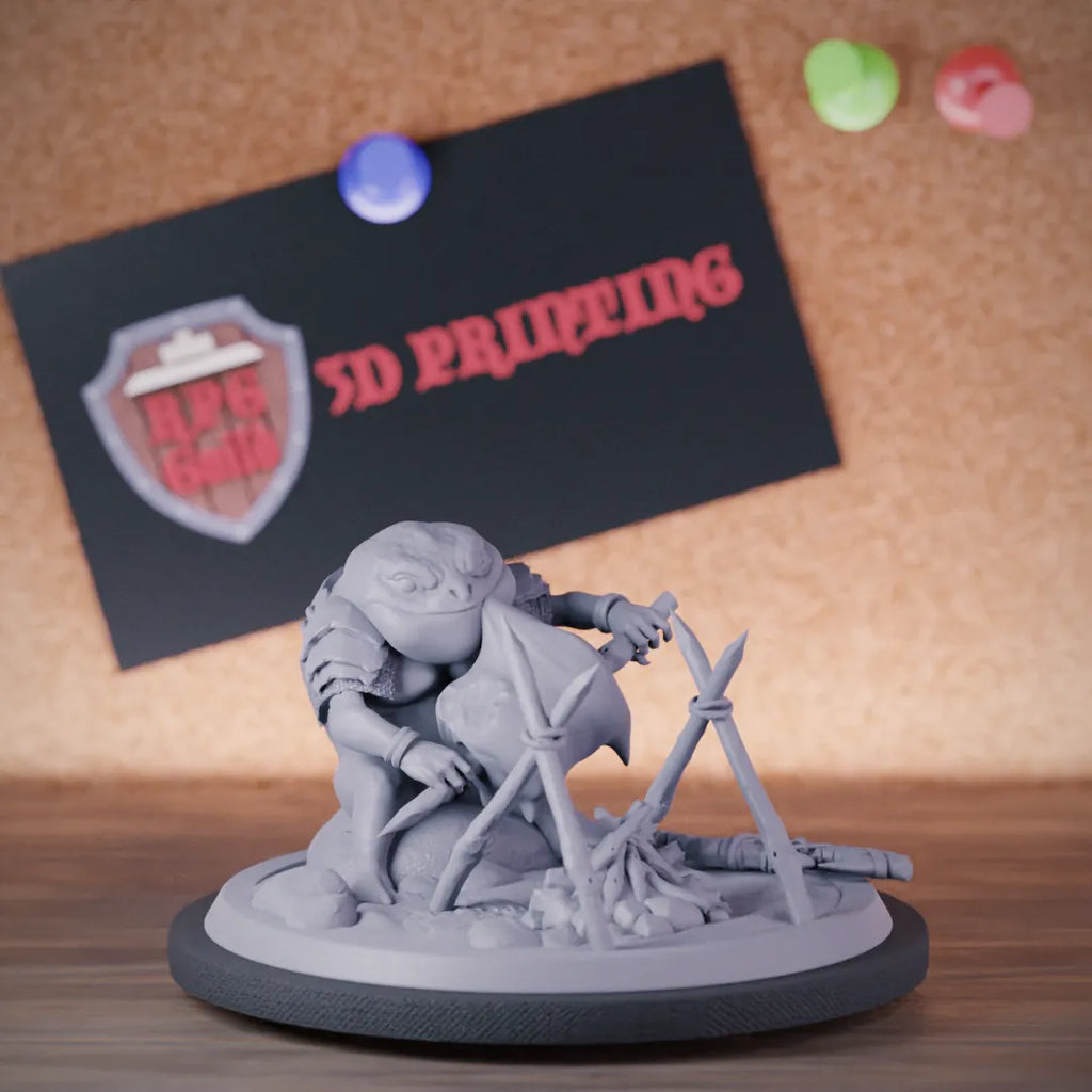 Grunge 5e | DnD Grung Lagerfeuerkämpfer Miniatur 