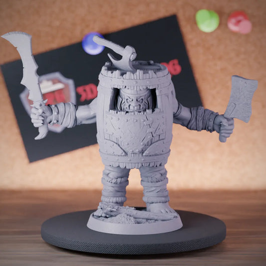 Ogre 5e | DnD Ogre Barrel Armor Monster Miniature