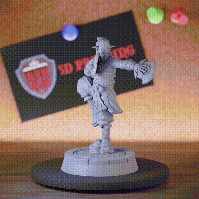Bard 5e | DnD Cymbal Master Masked Miniature