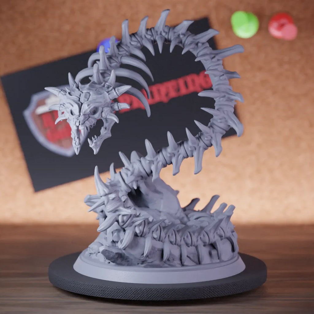 Bone Naga 5e | DnD Bone Naga Snake Monster Miniature