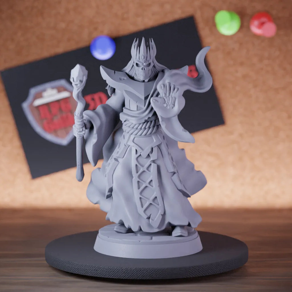 Skeleton 5e | DnD Lich Skeleton Boss Miniature
