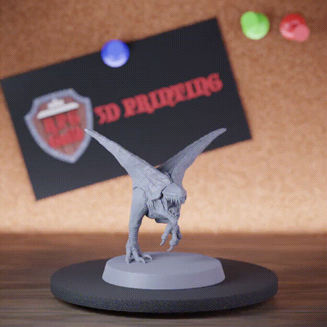 Abyssal 5e | DnD Chicken Dinosaur Aberration Miniature