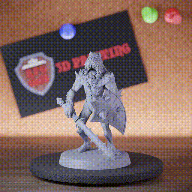 Rutterkin 5e | DnD Rutterkin Demon Sword Warrior Miniature