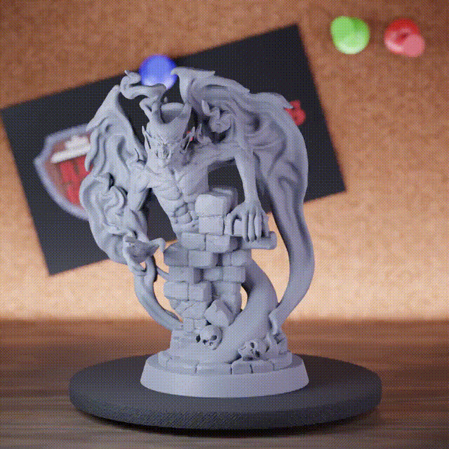 Demon 5e | DnD Shadow Inferno Demon Miniature