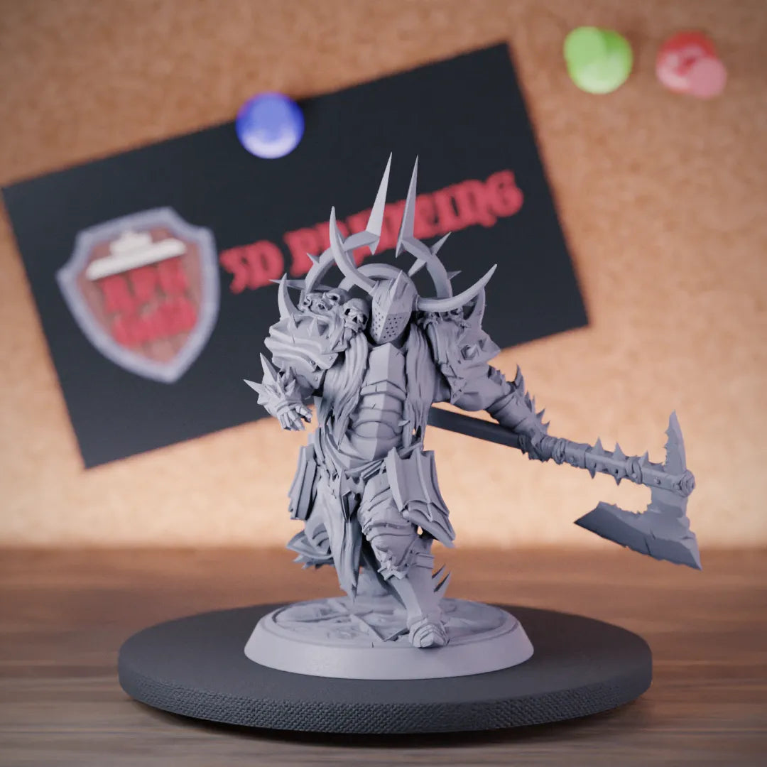 Fiend 5e | DnD Fiend Dark Knight Berserker Miniature