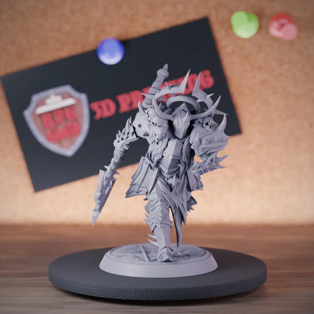 Knight 5e | DnD Bone Knight Berserker Miniature