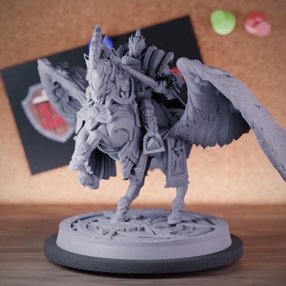 Knight 5e | DnD Knight Pegasus Cavalier Miniature