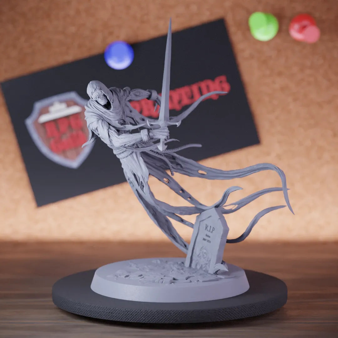 Ghost 5e | DnD Ghost Undead Warrior Sword Miniature