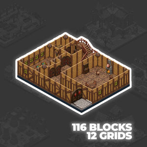 DnD Modular Terrain | Death House Dungeon Set