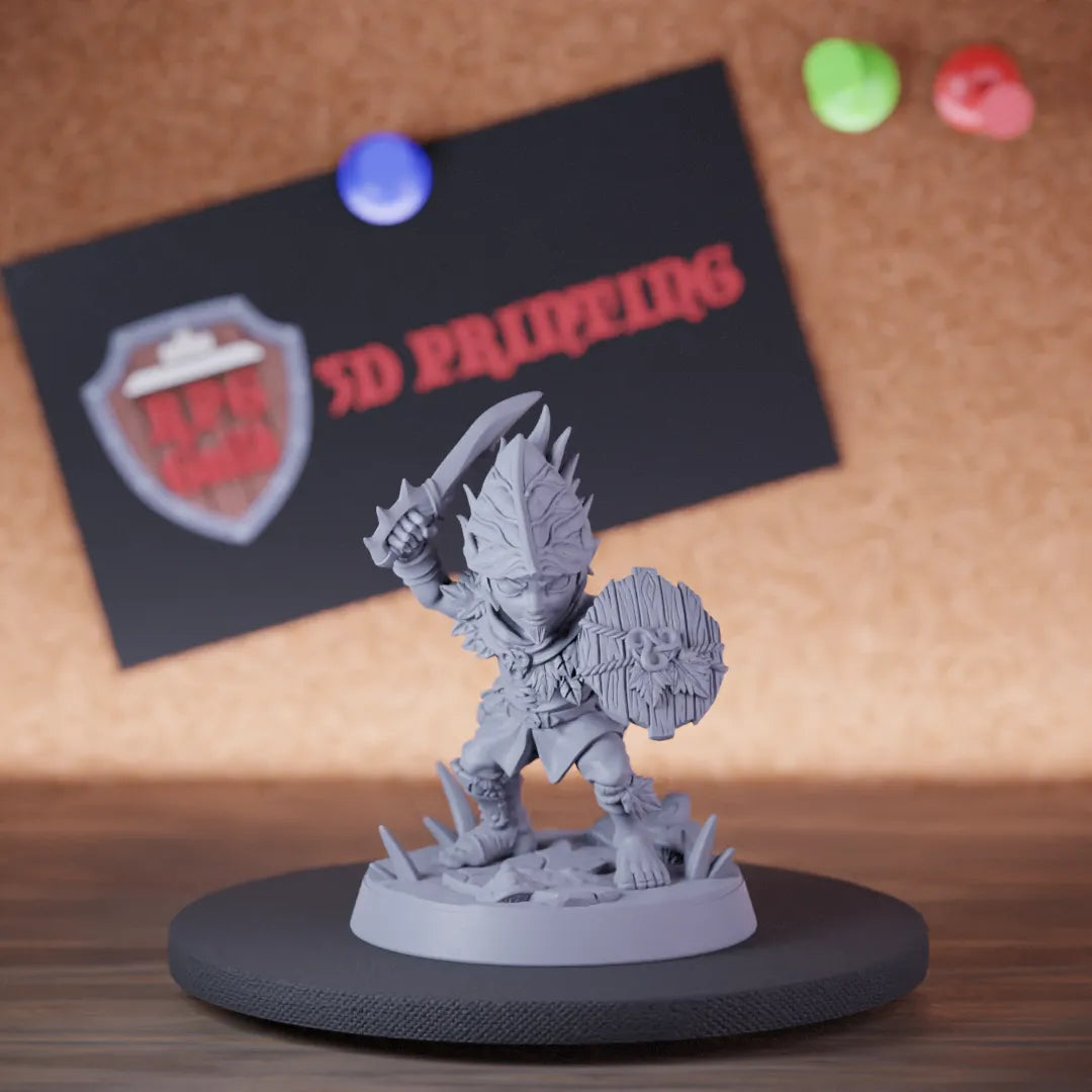 Halfling 5e | DnD Halfling Soldier Miniature