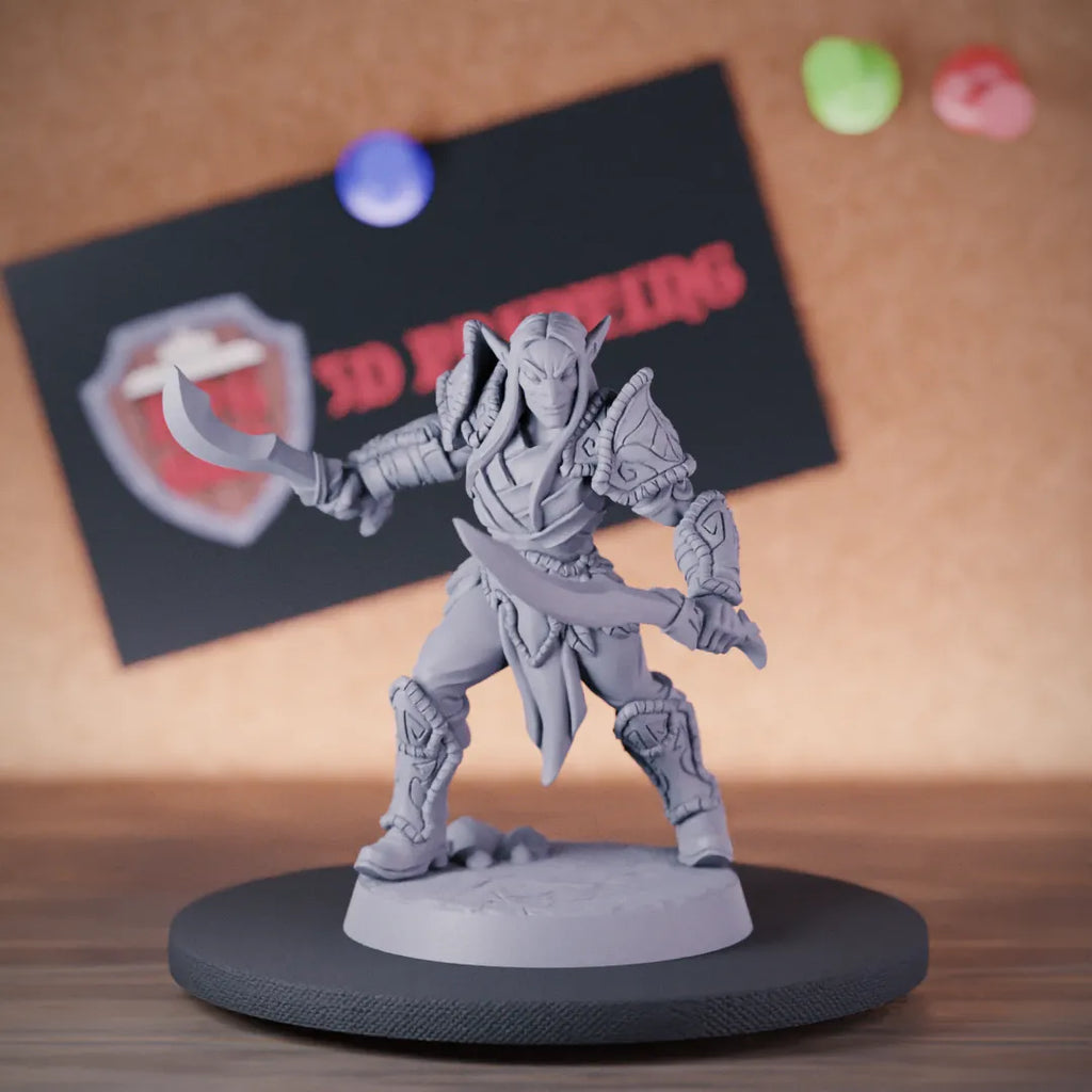Elf 5e | DnD Elf Insidious Rogue Miniature 