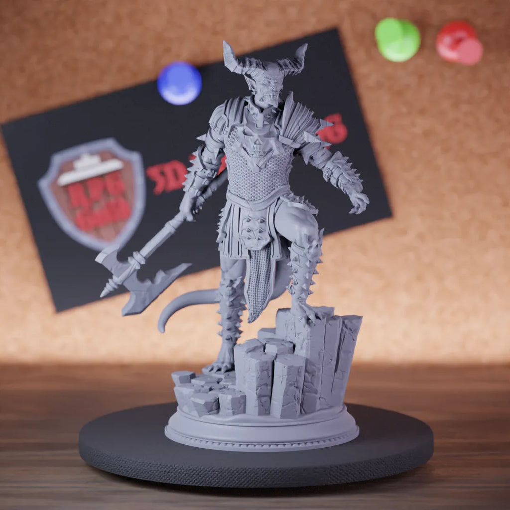 Demon Commander 5e | DnD Demon Fighter Miniature