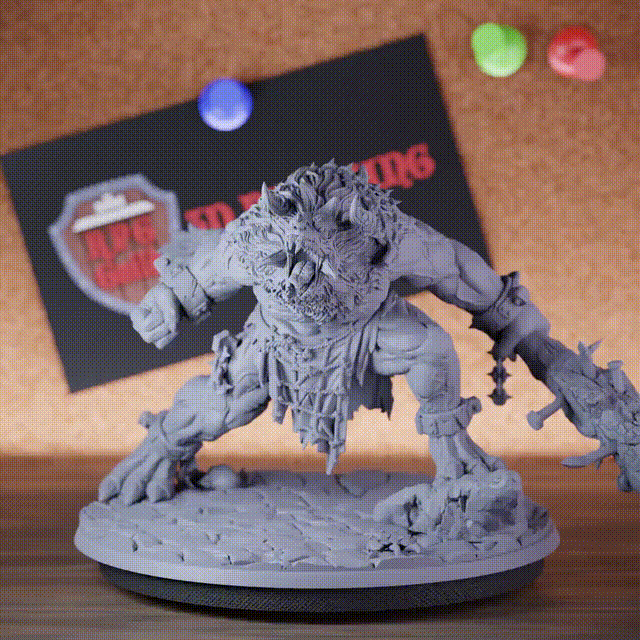 Demon 5e | DnD Demon Prisoner Hell Mace Miniature