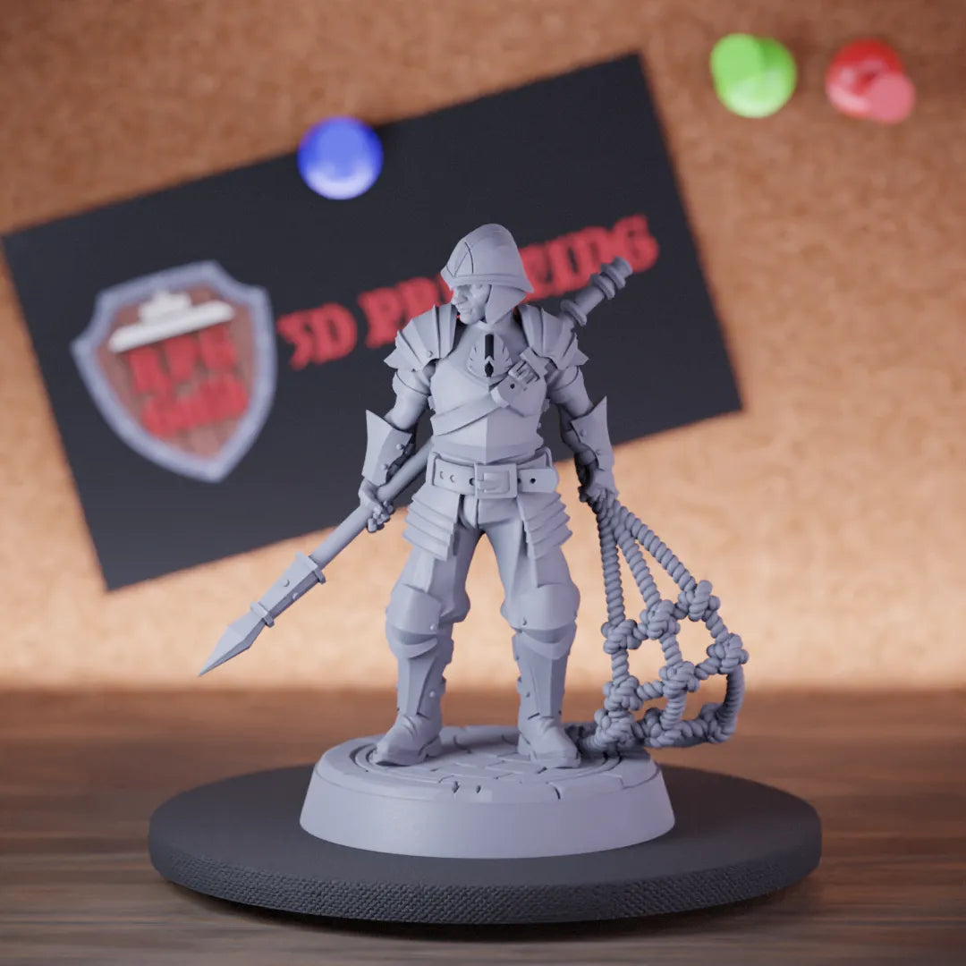 Human 5e | DnD Human Port Protector Npc Miniature | RPG Guild