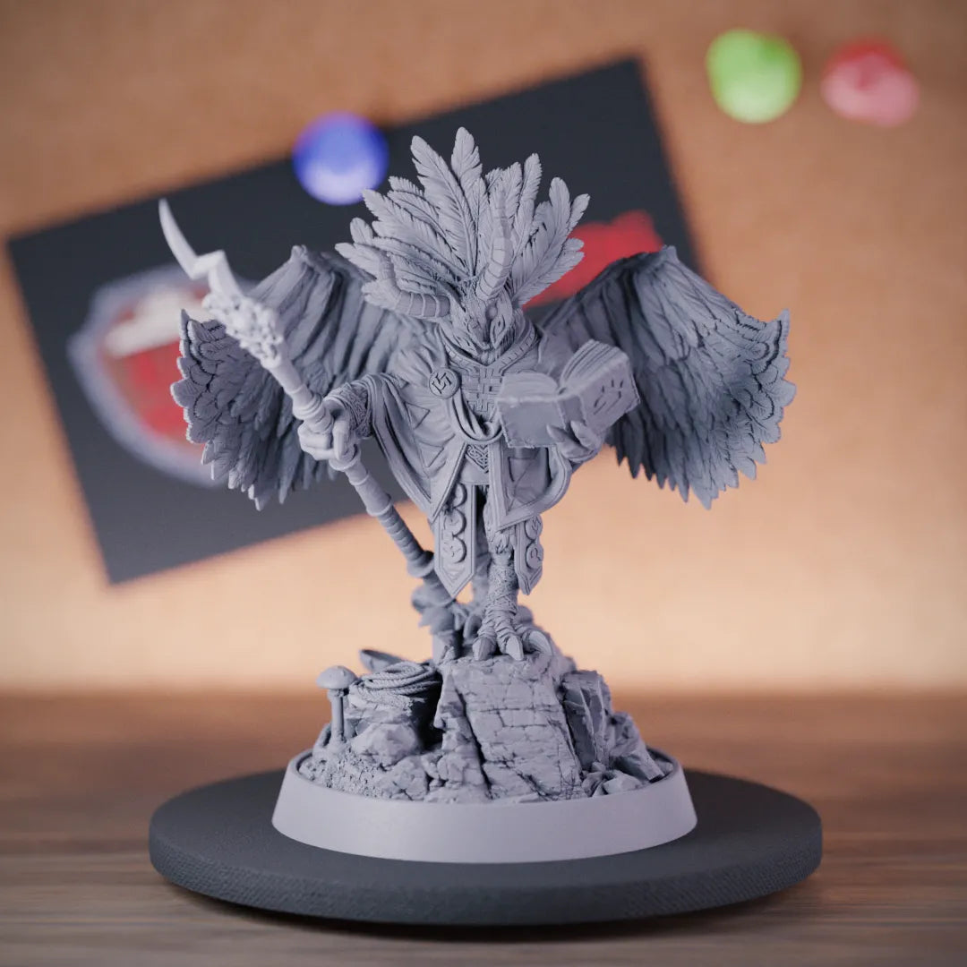 Aarakocra 5e | DnD Aarakocra Scholar Druid Miniature