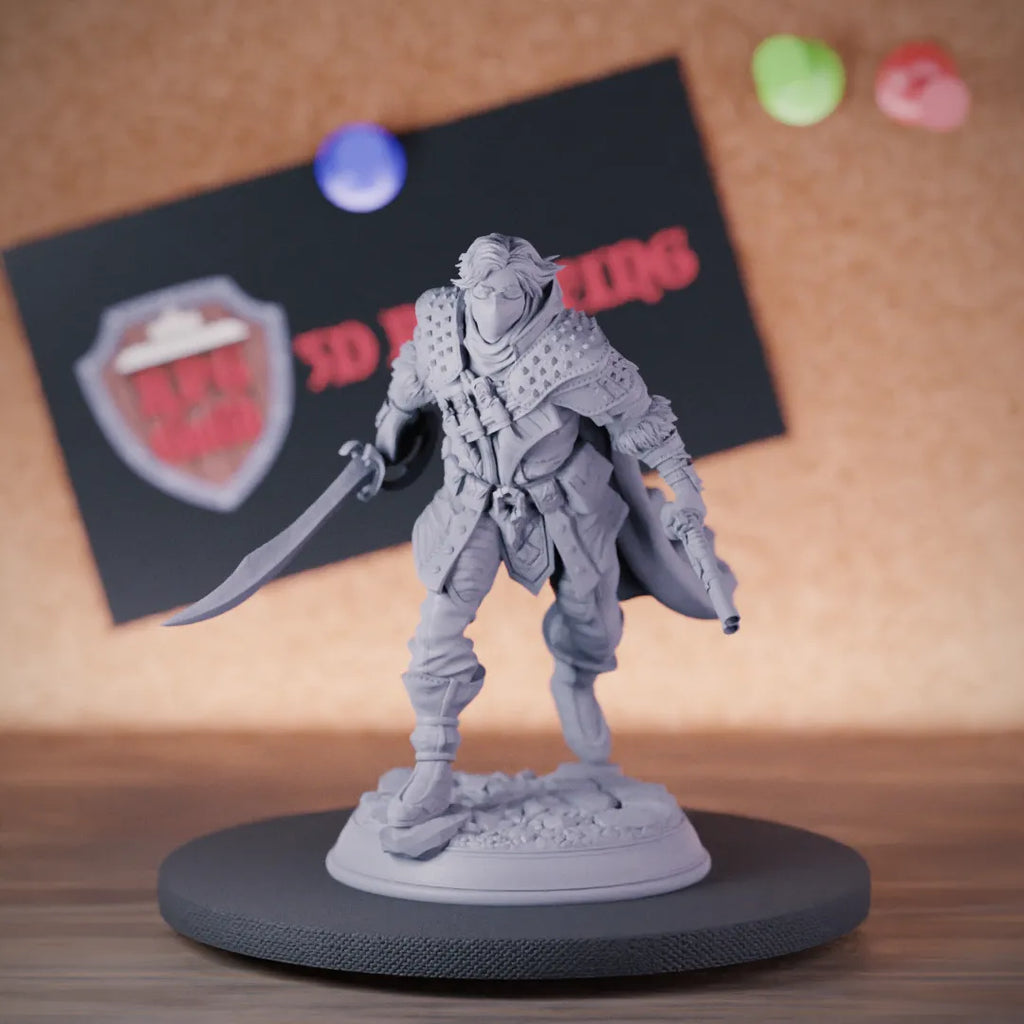 5e Rouge | DnD Human Rogue Swashbuckler Miniature