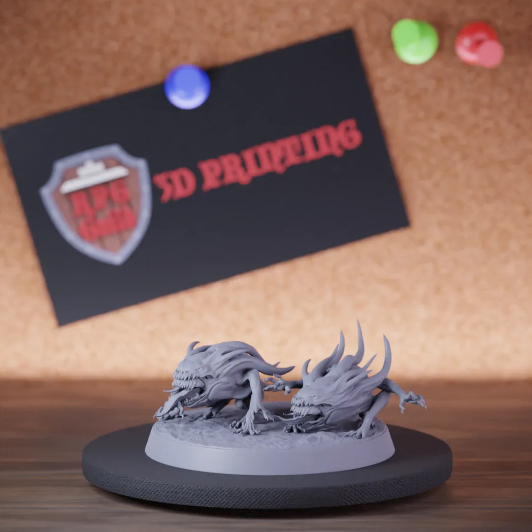 Highly detailed demon lesser flame devilish flea miniature of DevilishFlea, perfect for DnD 5e encounters, fantasy tabletop RPG campaigns, painting and display.