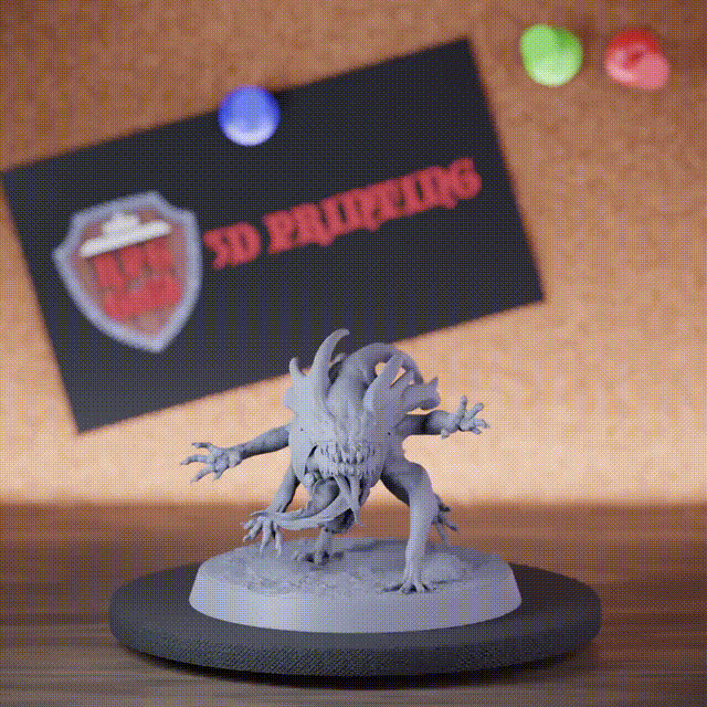 Dämon 5e | DnD Teuflischer Flohstiel-Dämonenminiatur 
