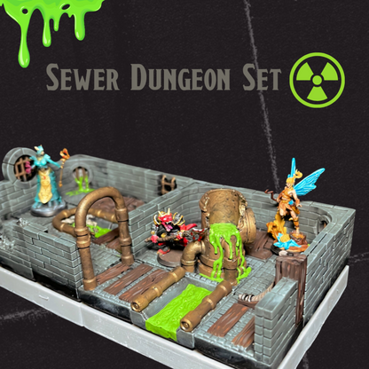 DnD Terrain | Modular Sewers Dungeon Set