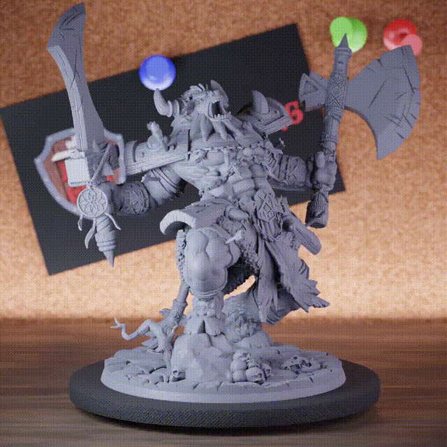 Warlord 5e | DnD Stammesführer Minotaurus (Miniatur)