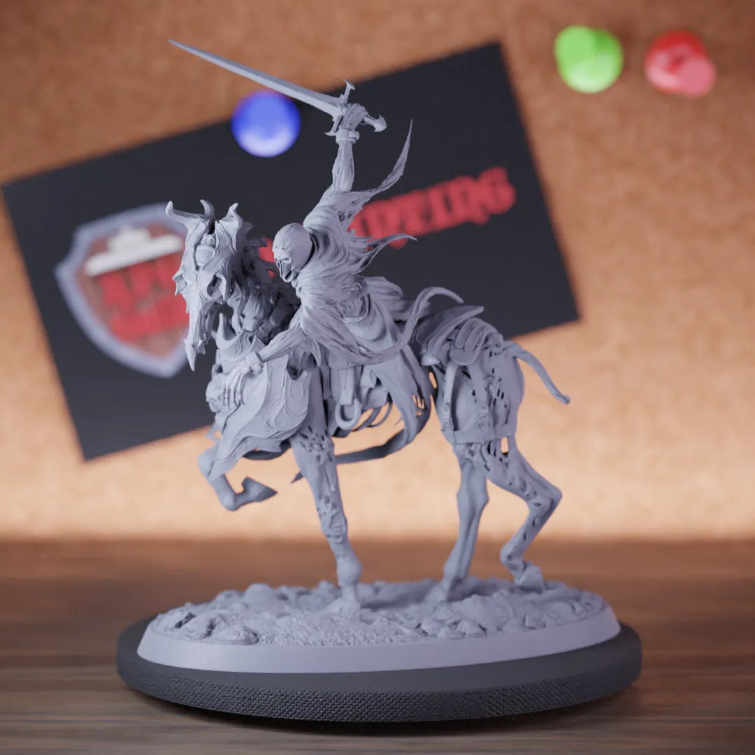 Ghost 5e | DnD Ghost Rider Warrior Sword Miniature