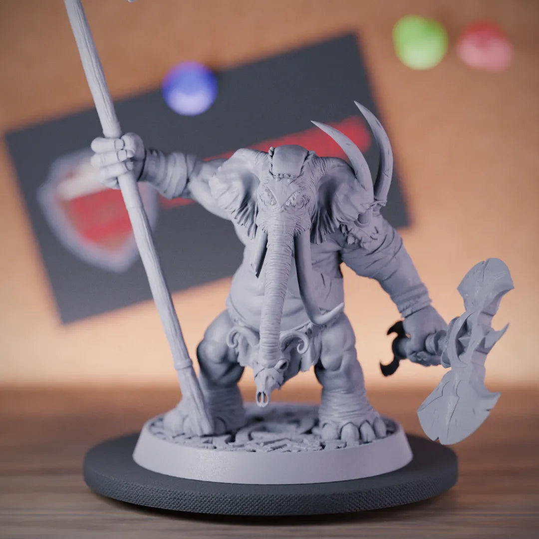 Oliphant 5e | DnD Oliphant Gladiator Warrior Miniature