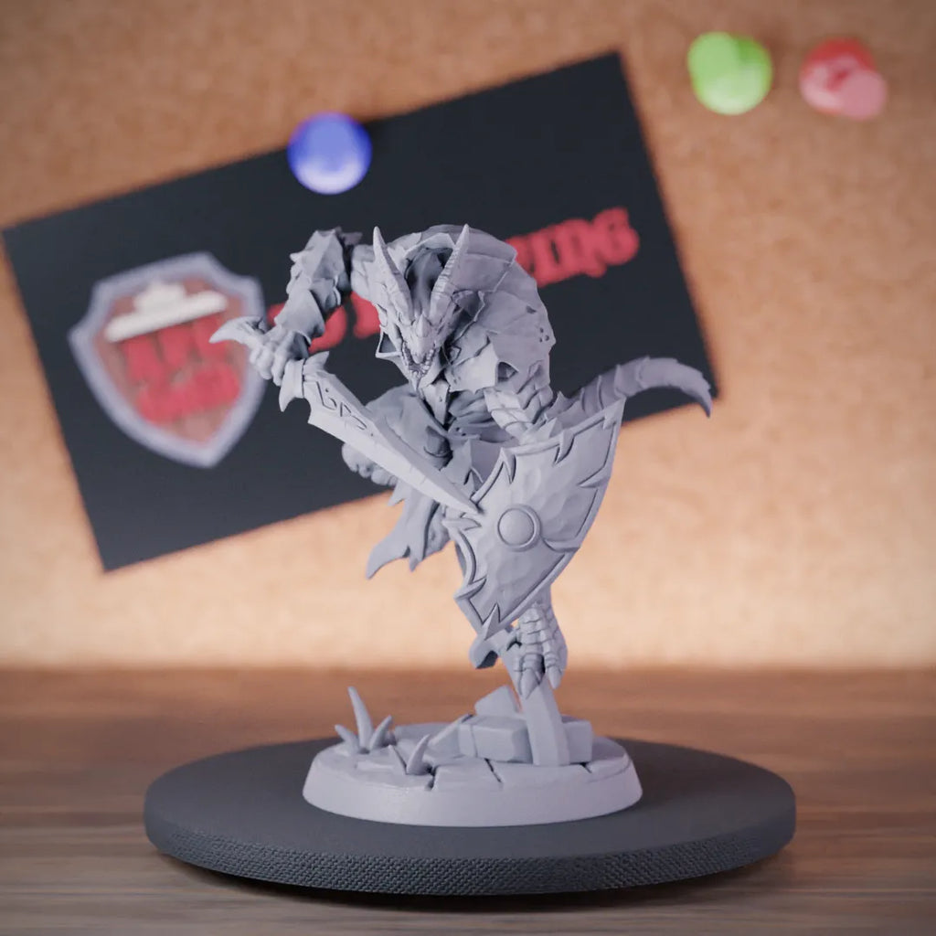Dragonborn 5e | DnD Dragonborn Soldier Fighter Miniature