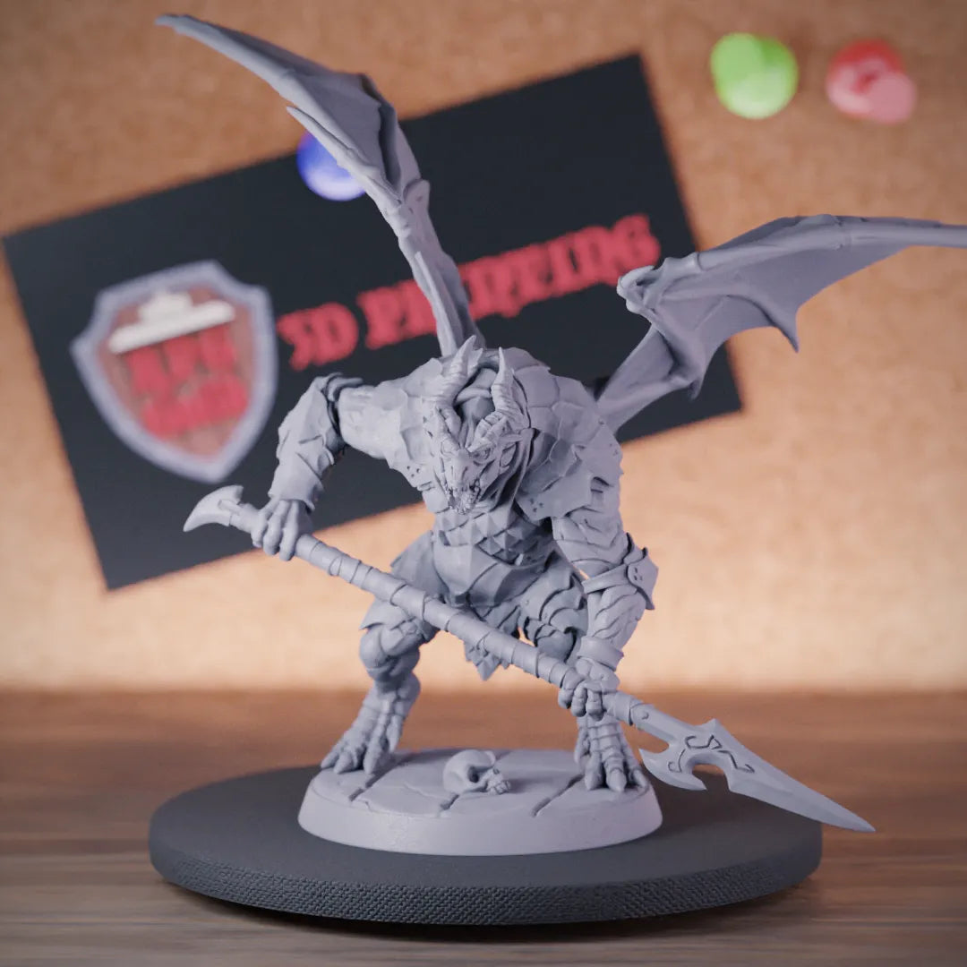 Dragonborn 5e | DnD Fighter Shield Sword Miniature